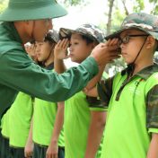 Học kỳ quân đội cũng là cách rèn luyện kỹ năng cho trẻ